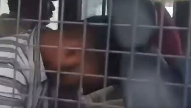 The accused is being taken into custody in Hyderabad