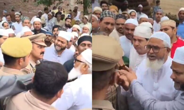 Video: Tension in UP’s Mainpuri as police stop Eid prayers