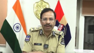 Hyderabad police Commissioner VC Sajjanar delivers a messge against betting