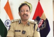 Hyderabad Police Commissioner VC Sjjanar delivers a video message