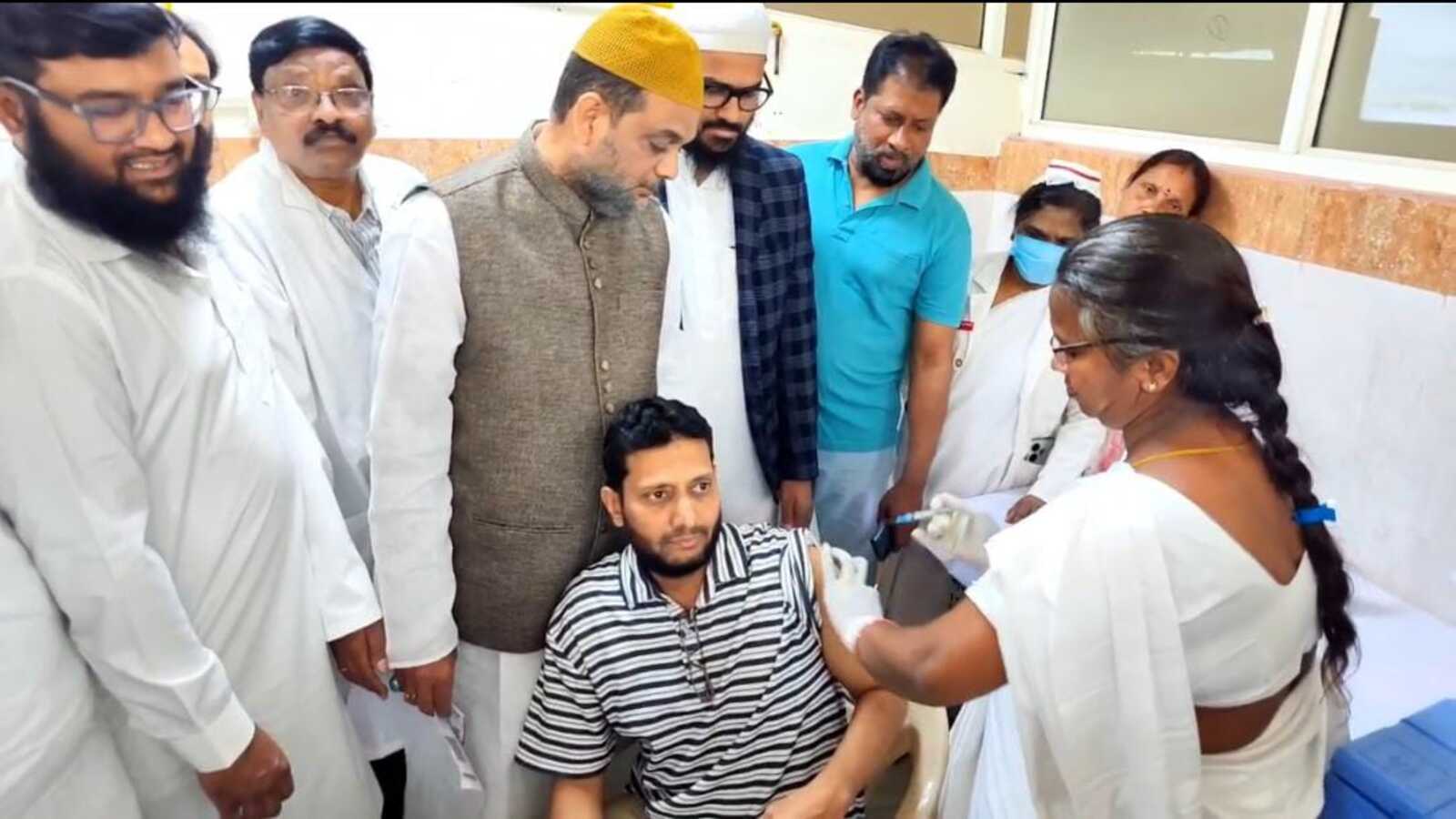 Vaccination camp for Haj 2026 pilgrims in Hyderabad