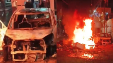Vehicles set ablaze, massive protest blocks road in Delhi's Uttam Nagar after man killed in Holi clash