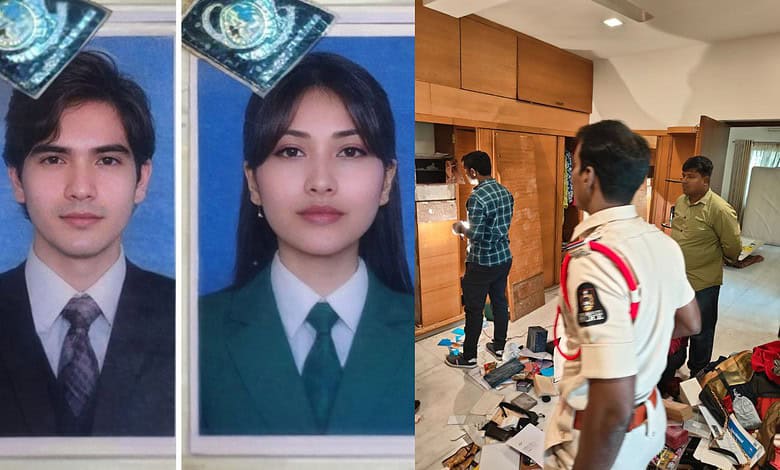 Nepalese couple involved in Rs 2 crore theft from Jubilee Hills home, captured on CCTV.