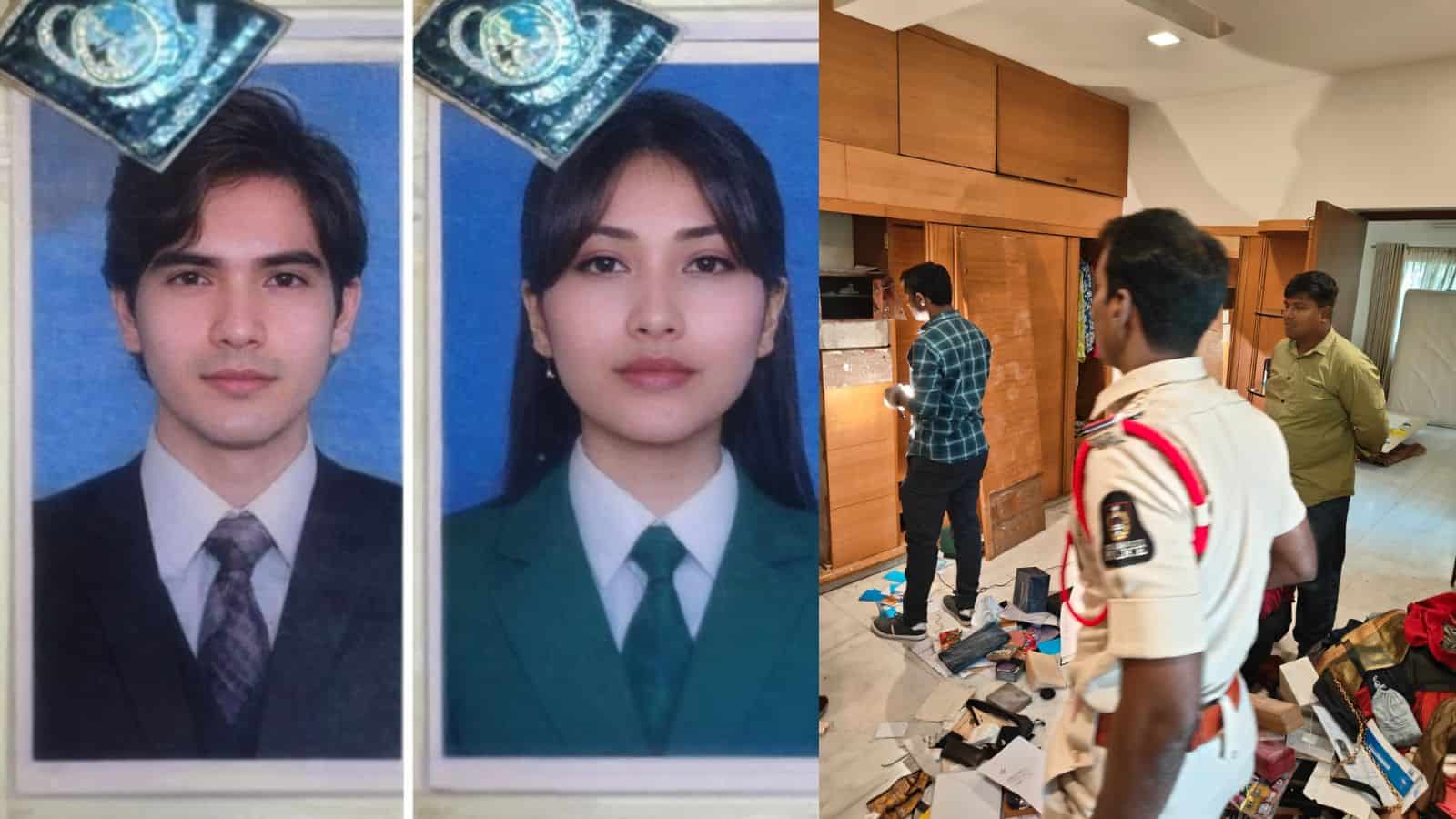 Nepalese couple involved in Rs 2 crore theft from Jubilee Hills home, captured on CCTV.