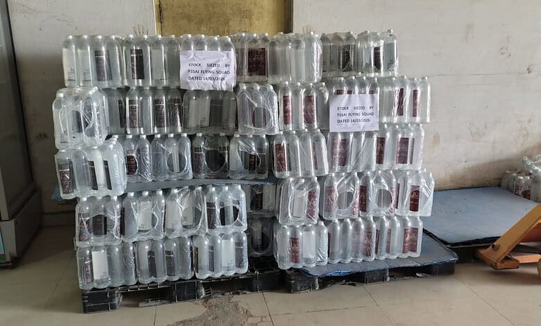 Hyderabad: Illegal bottled water unit busted, Rs 55,800 stock seized