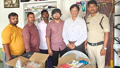 Authorities raid unqualified medical practitioner’s clinic in Bhupalapally, Telangana.