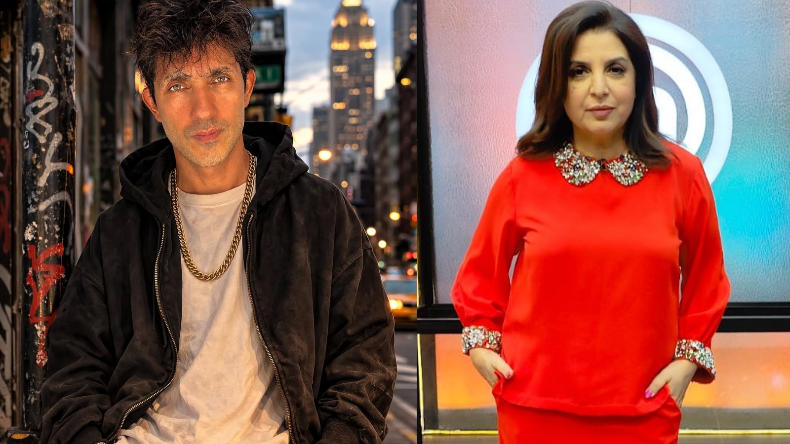 Shirish Kunder and Farah Khan