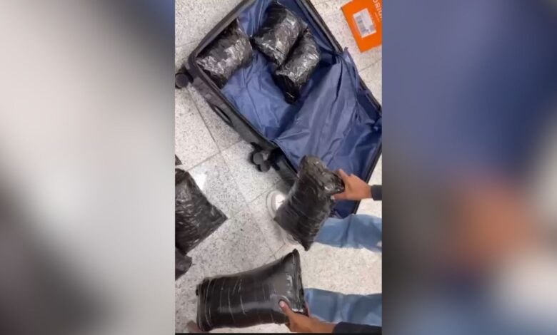 Passengers from Bangkok caught with Rs 8.9 crore ganja at Hyderabad airport