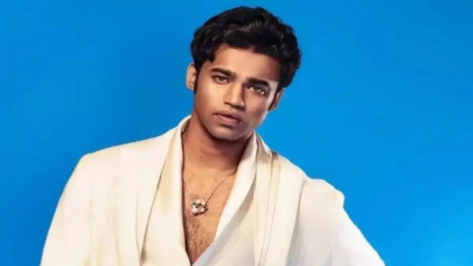 Babil Khan during a post-packup scene after a night shoot, capturing a candid moment on set.