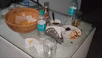 Cocaine seized during police raid at ex-BRS MLA Pilot Rohith Reddy’s Moinabad farmhouse. Authorities inve.