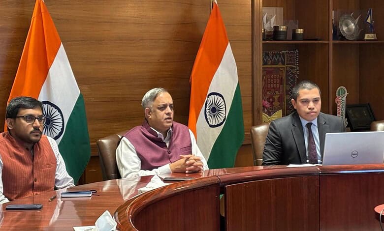 Indian embassy in Riyadh holds web meeting to assure Indian community of stable conditions.
