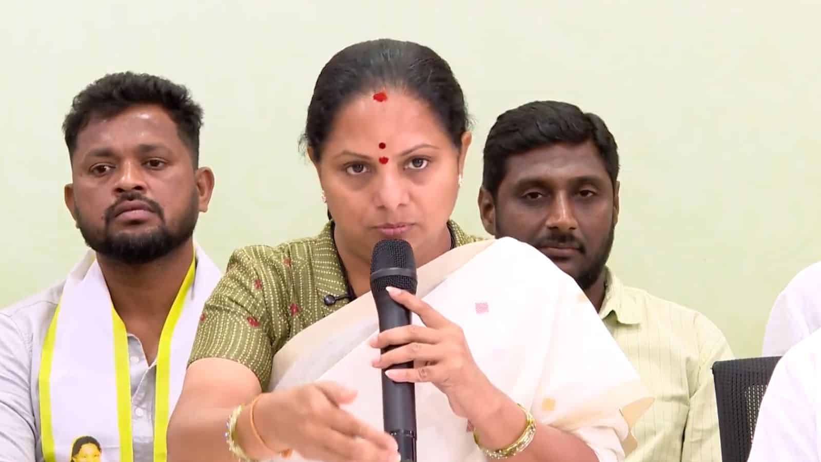 Kavitha claims Musi river lands are being mortgaged to the World Bank, raising local and environmental co.