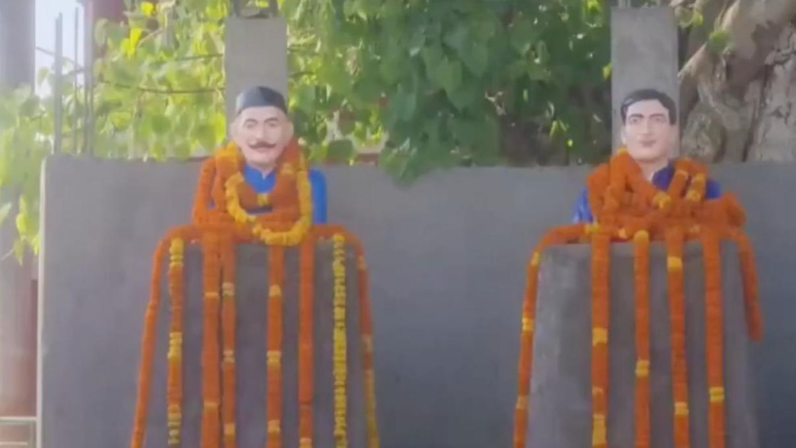 Row erupts in Shahjahanpur over reinstalled 'old' statues of Kakori martyrs
