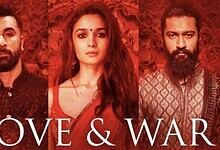 Ranbir Kapoor, Alia Bhatt, and Vicky Kaushal during reshoots for 'Love & War' film.