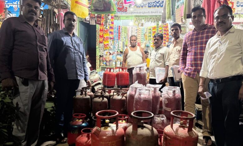 Illegal LPG refill stations busted in Telangana, 175 cylinders seized