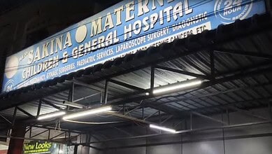 Woman at Sakina Maternal & General Hospital, Hyderabad, after delivery.