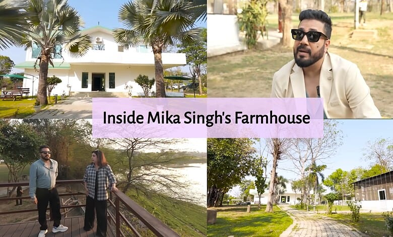 Glimpses of Mika Singh's Delhi farmhouse