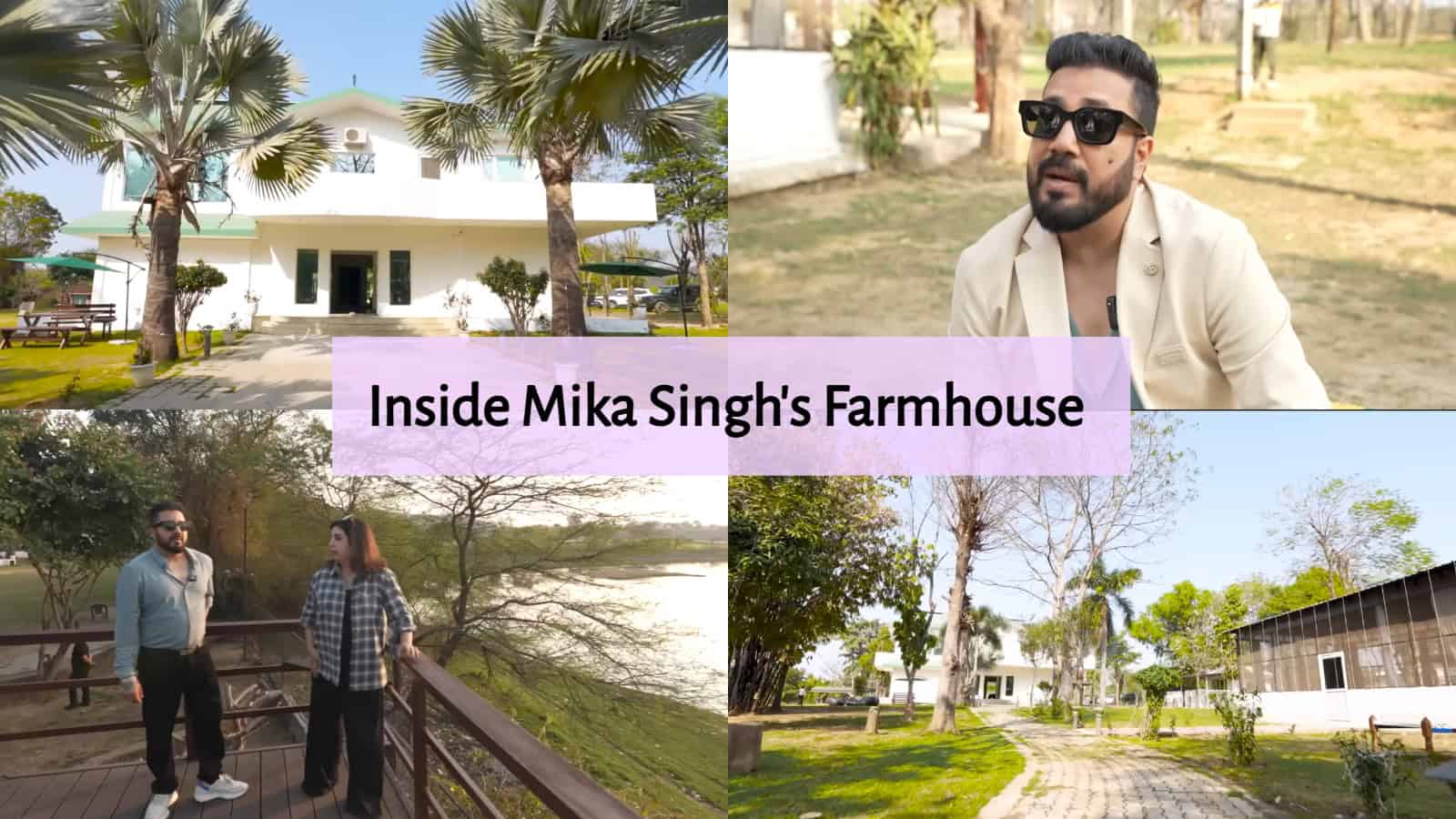Glimpses of Mika Singh's Delhi farmhouse
