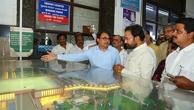 Nampally Railway Station Hyderabad undergoing major redevelopment by 2027.