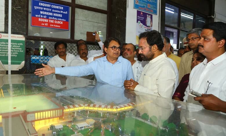 Nampally Railway Station Hyderabad undergoing major redevelopment by 2027.