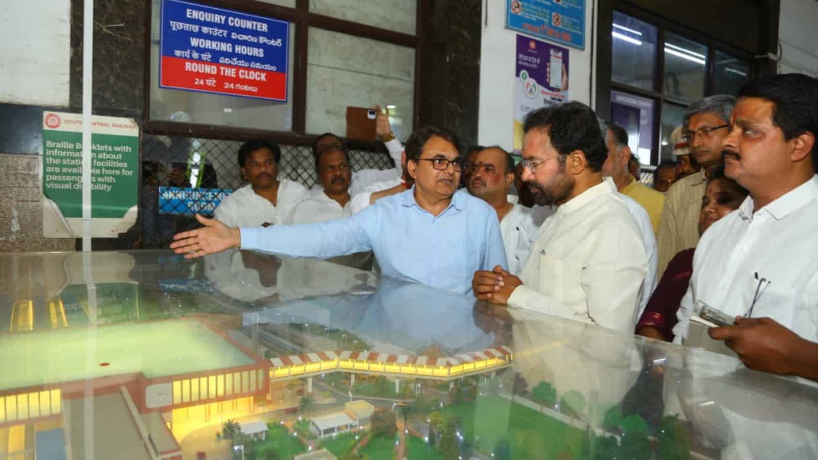 Nampally Railway Station Hyderabad undergoing major redevelopment by 2027.