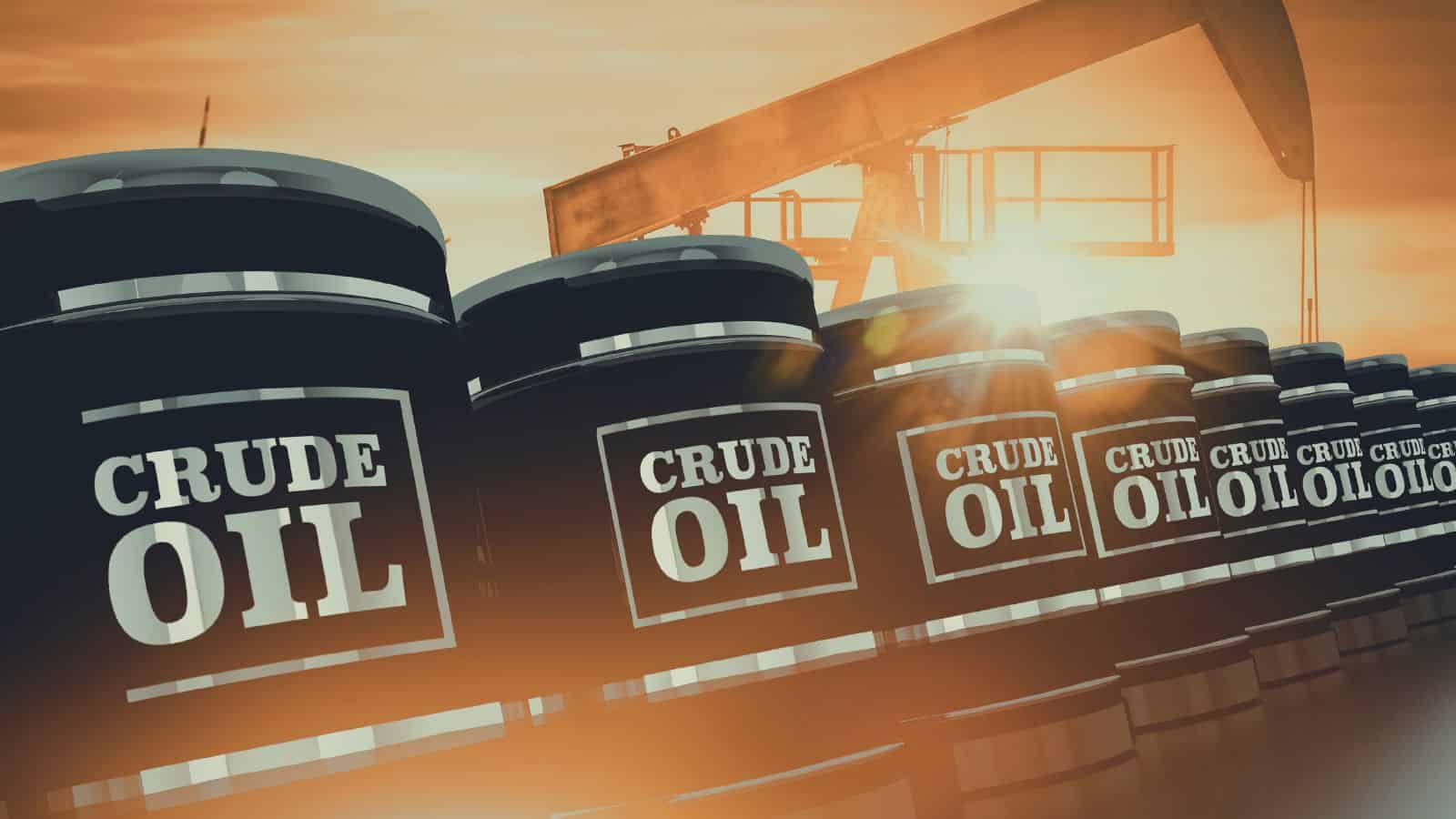 Oil storage tanks with