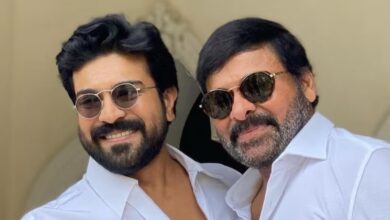 Ram Charan and Chiranjeevi