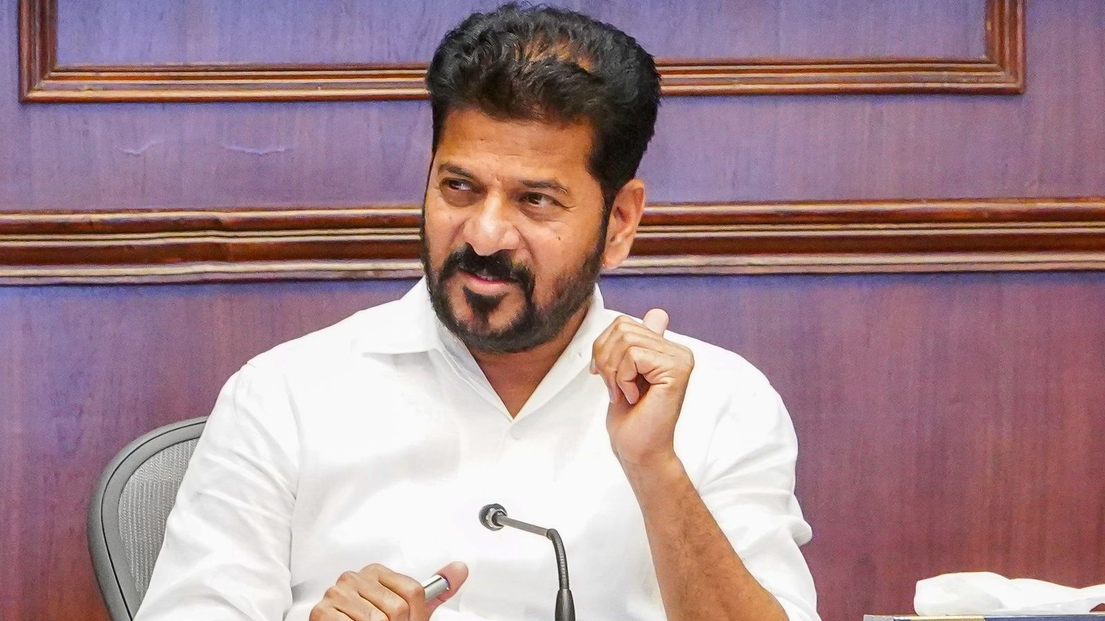 Telangana Chief Minister A Revanth Reddy
