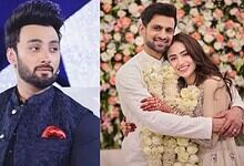 Umair Jaswal, Shoaib Malik and Sana Javed