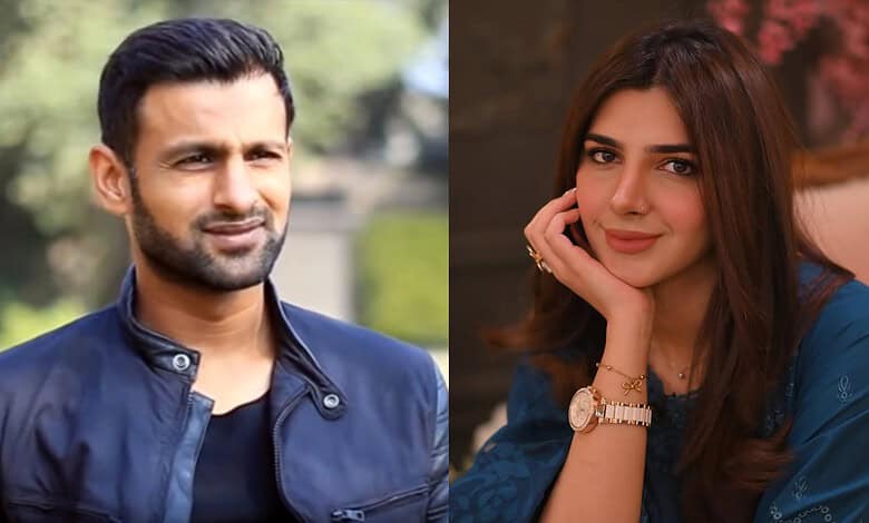 Shoaib Malik and Vaneeza Sattar
