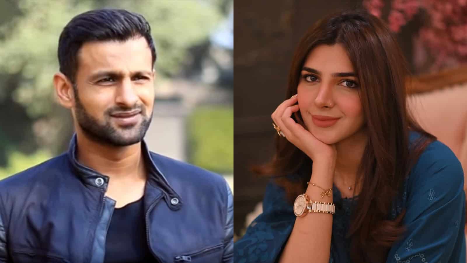 Shoaib Malik and Vaneeza Sattar