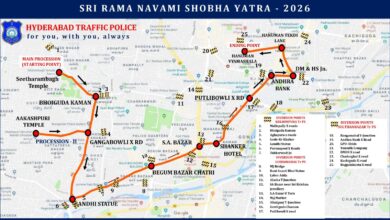 Traffic advisory for Ram Navami Shobha Yatra in Hyderabad