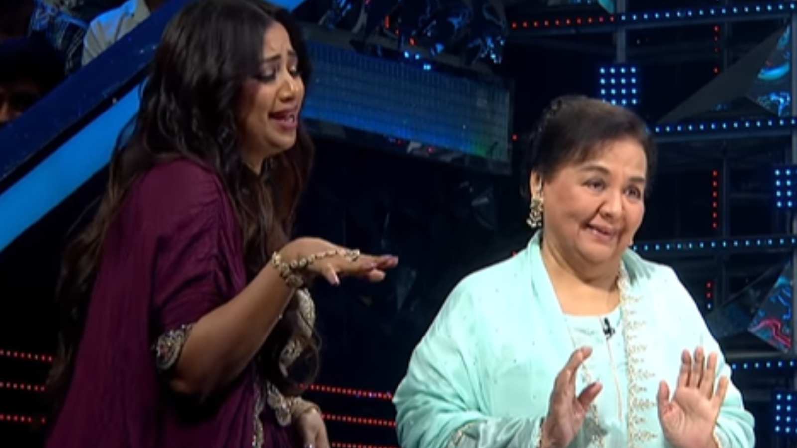Shreya Ghoshal and Farida Jalal