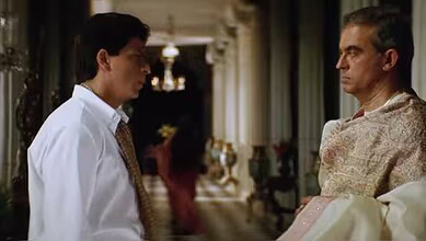 Devdas actor Vijay Crishna in a dramatic scene from the film.