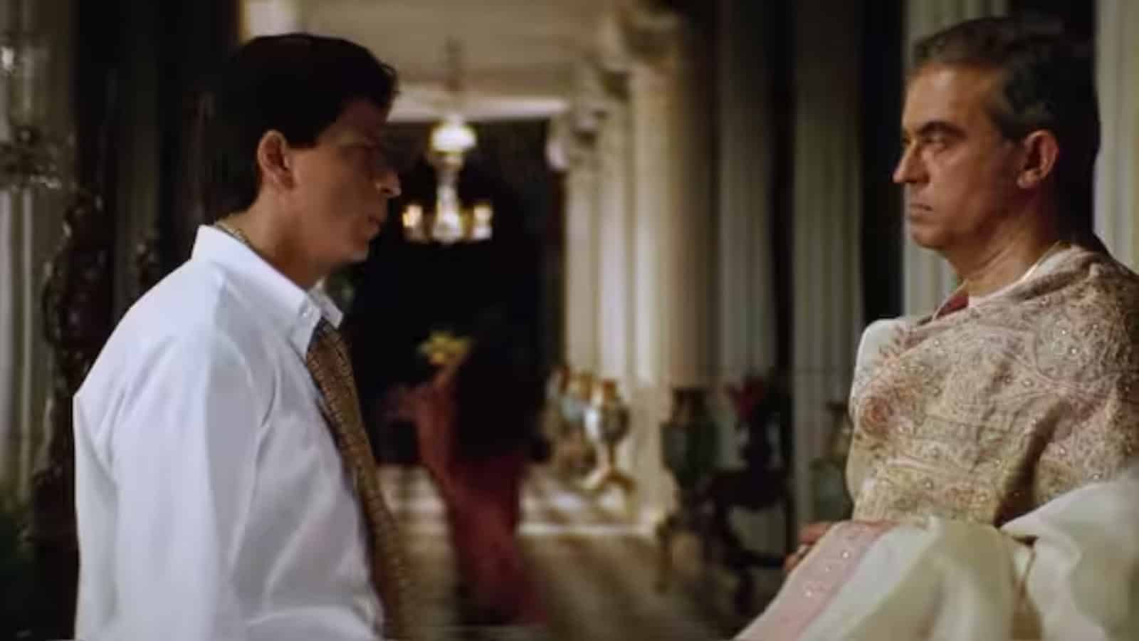 Devdas actor Vijay Crishna in a dramatic scene from the film.