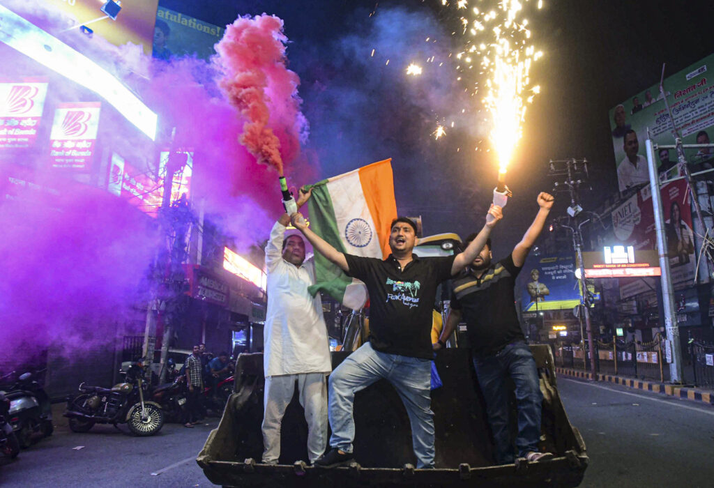 IND wins ICC Men's T20 WC: Celebration in Patna