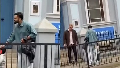 Virat Kohli with son Akaay