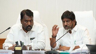 Officials discussing progress on the complete welfare hostel buildings within three months.