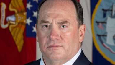 Image of fired US Secretary of Navy John Phelan