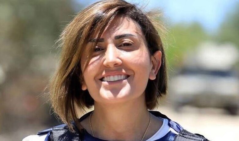 Lebanese journalist Amal Khalil
