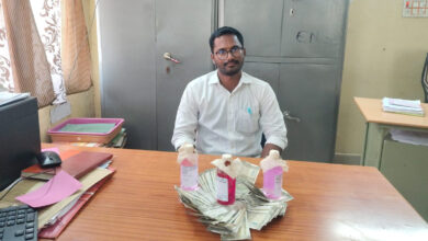 Assistant Engineer Nusum Sudhakar Reddy caught demanding and accepting bribe of Rs 50k