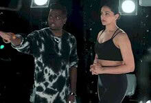 Deepika Padukone on set while filming for Raaka and King, despite her pregnancy.