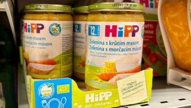 Baby food brand HiPP recalls jars after samples tested positive for rat poison