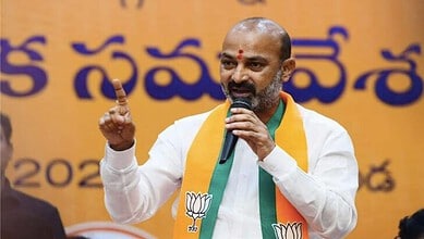Bandi Sanjay questioned Revanth Reddy as to based on what evidence presented by the state government could the CBI conduct an investigation into the Kaleshwaram Project.
