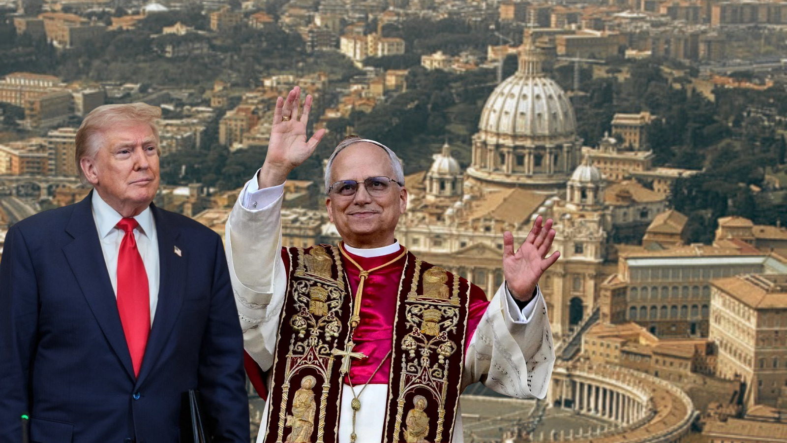 Donald Trump Pope Leo XIV