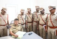 The image shows Malkajgiri Police Commissioner Avinash Mohanty inaugurating the operations of the Economic Offences Wing (EOW) police station in Neredmet of Malkajgiri on Wednesday, April 1, 2026.