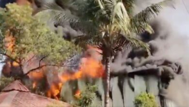 Massive fire breaks out at warehouse in Hyderabad’s Shivarampally