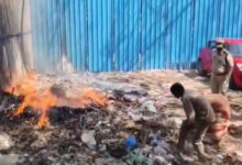 Fire at NIMS parking lot