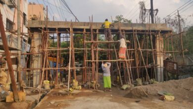 Illegal construction at Tarnaka