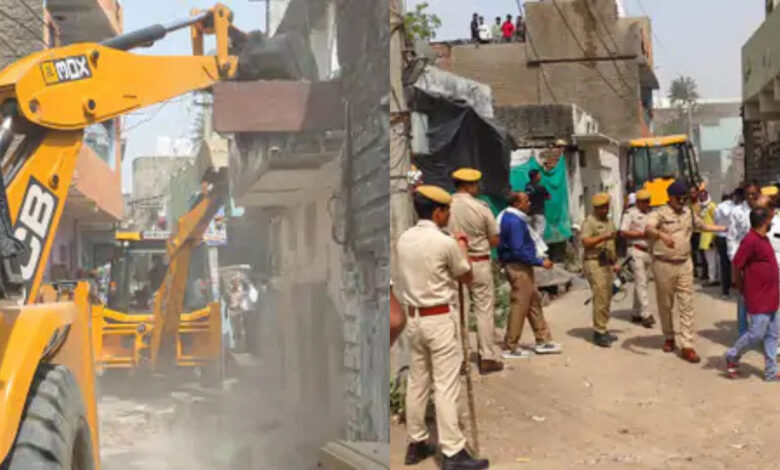 House of accused in extorion and kidnapping of businessman demolished in Rajasthan